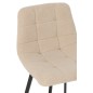 Chaise de bar en métal marron 46*43*95 cm