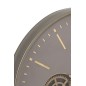 Pendule ronde en bois gris 60*9*60 cm
