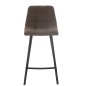 Cadeira de bar em metal branco 46x43x95 cm Cadeira de bar em metal branco 46x43x95 cm