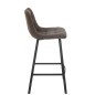 Cadeira de bar em metal branco 46x43x95 cm Cadeira de bar em metal branco 46x43x95 cm