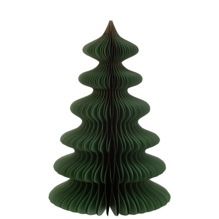 Sapin de Noël en papier vert 43*43*66 cm