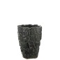 Vaso de cerâmica verde 21,5 x 21,5 x 28 cm Vaso de cerâmica verde 21,5 x 21,5 x 28 cm