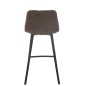 Cadeira de bar em metal branco 46x43x95 cm Cadeira de bar em metal branco 46x43x95 cm