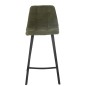 Chaise de bar en métal vert 46x43x95 cm