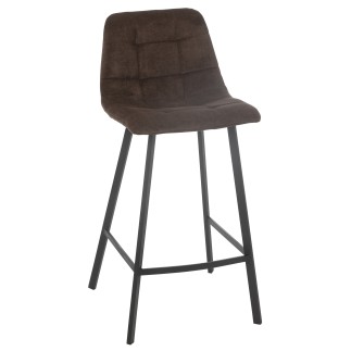 Chaise de bar en métal marron 46*43*95 cm
