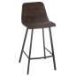 Cadeira de bar em metal castanho 46x43x95 cm Cadeira de bar em metal castanho 46x43x95 cm
