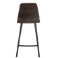 Cadeira de bar em metal castanho 46x43x95 cm Cadeira de bar em metal castanho 46x43x95 cm