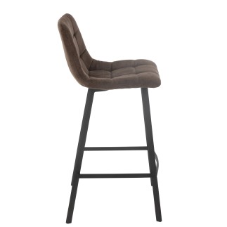 Taburete de bar de metal marrón 46*43*95 cm
