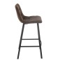 Cadeira de bar em metal castanho 46x43x95 cm Cadeira de bar em metal castanho 46x43x95 cm