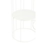 Set de 3 présentoirs à fleurs en métal blanc 28*28*70 cm