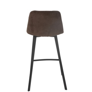 Taburete de bar de metal marrón 46*43*95 cm