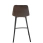 Cadeira de bar em metal castanho 46x43x95 cm Cadeira de bar em metal castanho 46x43x95 cm