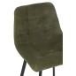 Chaise de bar en métal vert 46x43x95 cm