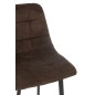 Cadeira de bar em metal castanho 46x43x95 cm Cadeira de bar em metal castanho 46x43x95 cm