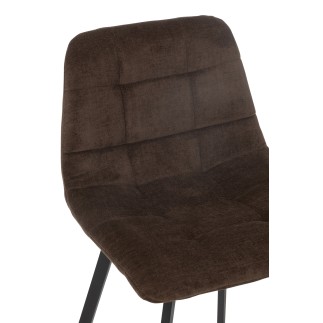 Chaise de bar en métal marron 46*43*95 cm