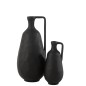 Vase en aluminium noir 16.5*16*35 cm