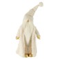 Lutin de Noël en textile blanc 30*22*90 cm Lutin de Noël en textile blanc 30*22*90 cm