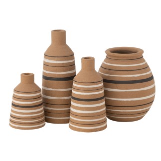 Vase en céramique multicouleur 13*13*29 cm