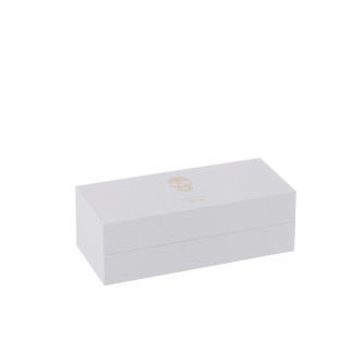 Boite de 3 bougies senteur en paraffine blanc 21.5*9.5*7 cm