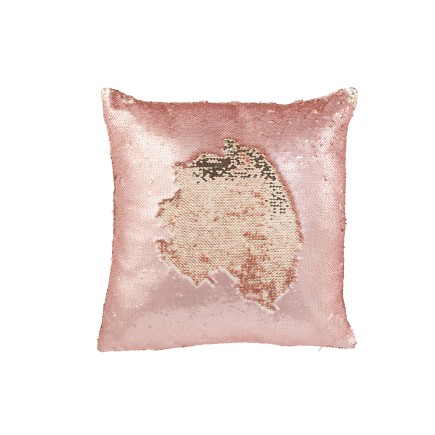 Coussin carré en tissu Rose 45*45*15 cm