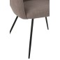 Silla de metal gris 60*61*75 cm Silla de metal gris 60*61*75 cm