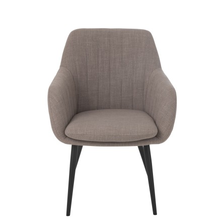 Chaise en métal gris 68*65*83 cm