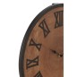 Pendule ronde en bois naturel 40*40*3 cm