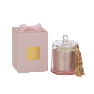 Vela aromática de parafina Rosa 11*11*15.5 cm