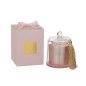 Bougie senteur en paraffine Rose 11*11*15.5 cm