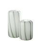 Vase en verre vert 16*16*32 cm