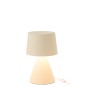 Lámpara de escritorio de piedra beige 22*22*34 cm