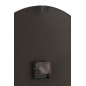 Pendule ronde en bois naturel 40*40*3 cm