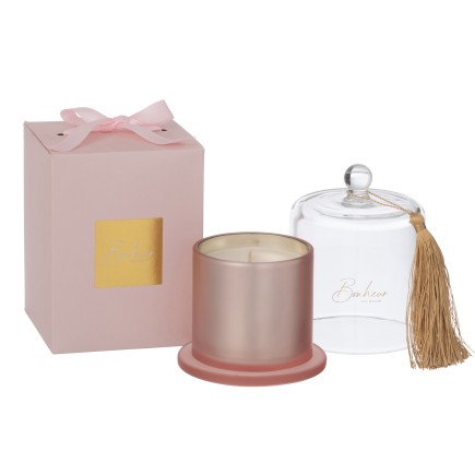 Vela aromática de parafina Rosa 11*11*15.5 cm