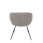 Cadeira em metal cinzento 60x61x75 cm