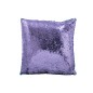 Coussin carré en tissu bleu 45*45*15 cm