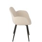 Chaise en textile blanc 53*58*80.5 cm