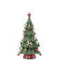 Árvore de Natal com luzes LED em poliresina multicolorida 24,5 x 24,5 x 51,5 cm