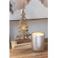 Vela perfumada de parafina beige 8.5*8.5*10 cm