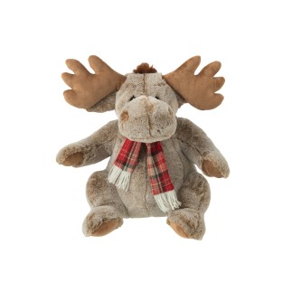 Peluche ciervo de tela marrón 38*25*38 cm