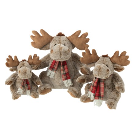 Peluche ciervo de tela marrón 38*25*38 cm