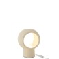 Lámpara de mesa redonda de piedra beige 23*14*27 cm