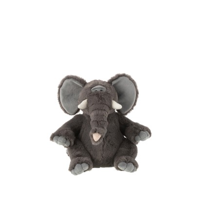 Peluche de tela gris 30*30*30 cm