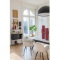 Chaise en textile blanc 53*58*80.5 cm
