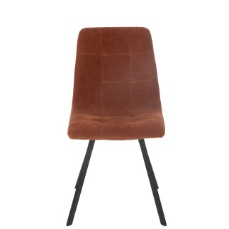 Chaise en métal bronze 55*45*85 cm