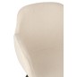 Chaise en textile blanc 53*58*80.5 cm