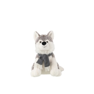 Peluche de tela gris 40*25*35 cm