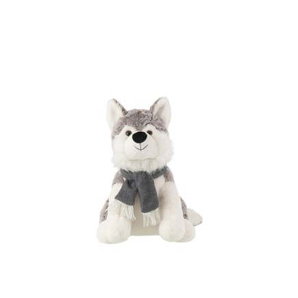 Peluche de tela gris 40*25*35 cm