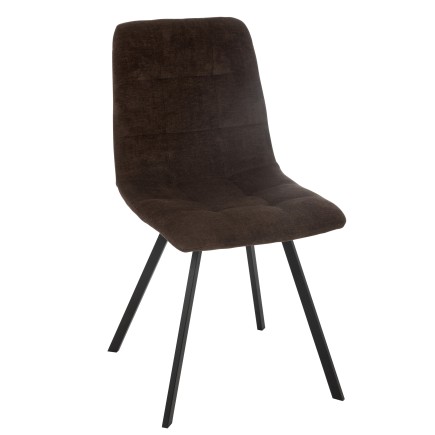 Chaise en métal marron 55*45*85 cm
