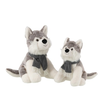 Peluche de tela gris 40*25*35 cm