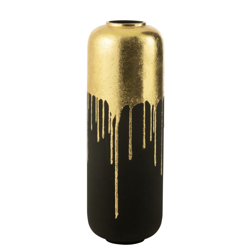 Vase en métal doré 24*24*70 cm Vase en métal doré 24*24*70 cm